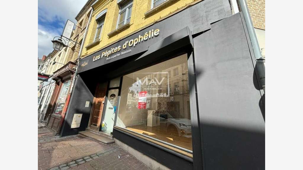 A louer local commercial de 56m² à Saint-Omer