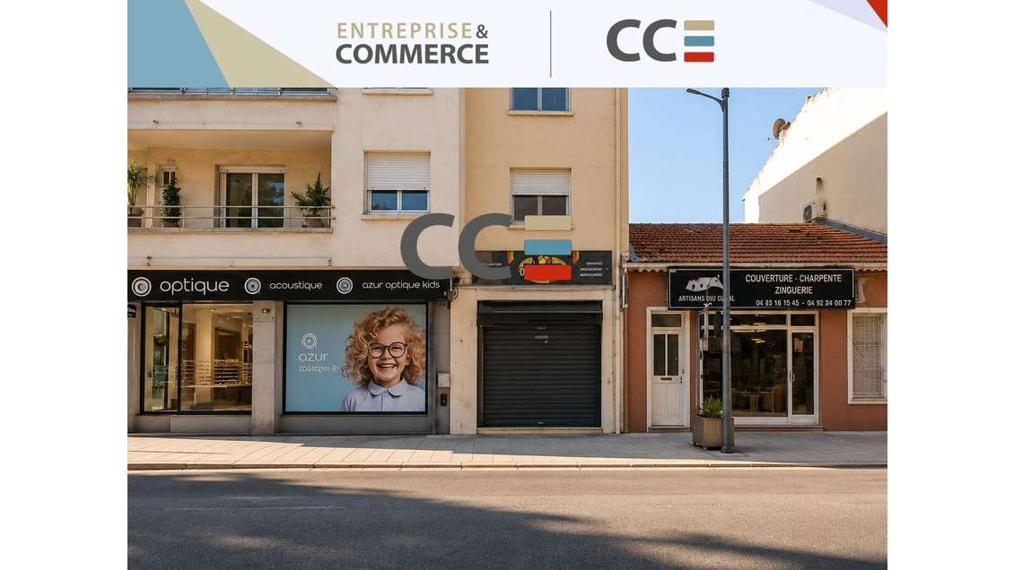 A louer local commercial 50m² à Saint Raphaël