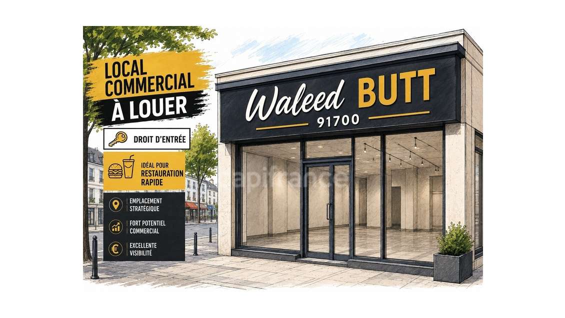 Local commercial à louer avec droit d'entrée S