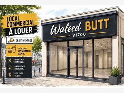 Loue local commercial 94m² Ste-Geneviève-des-Bois