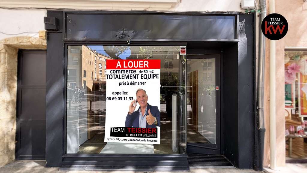 Superbe local 103m² à louer Salon-de-Provence