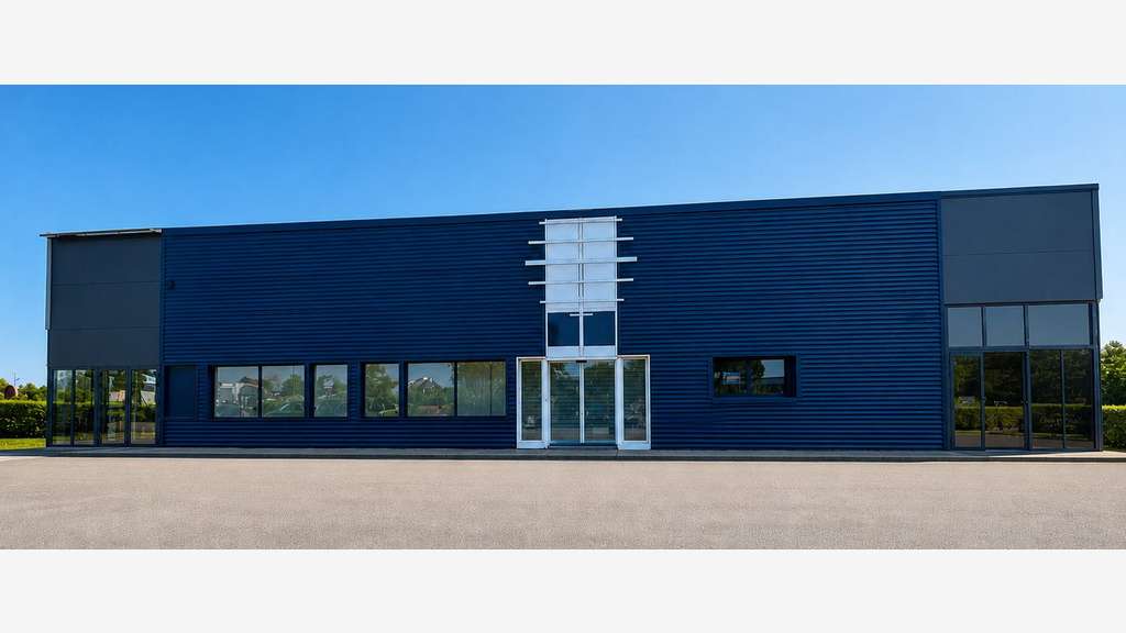 Local 1100m² visibilité exceptionnelle Vannes Est