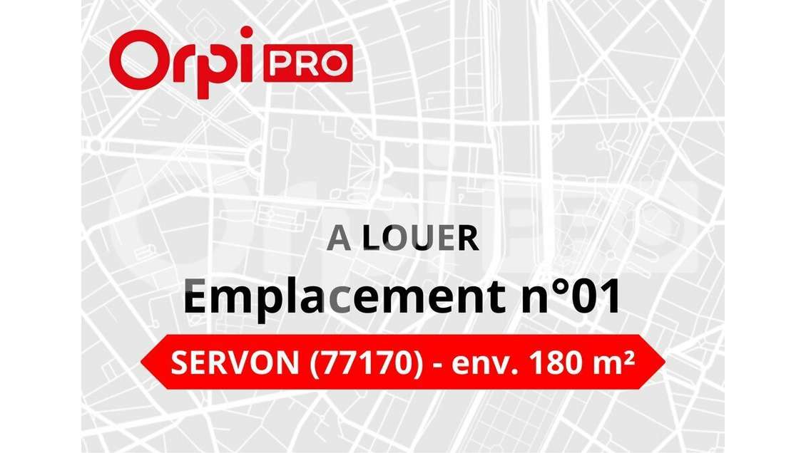 Local 180m² à louer empl N°1 exceptionnel à Servon