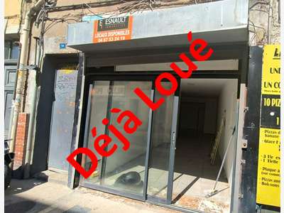 Location commerce 33m² petite restauration à Sète