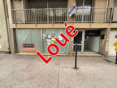 Local pro/com à louer 100m² quartier gare Sète