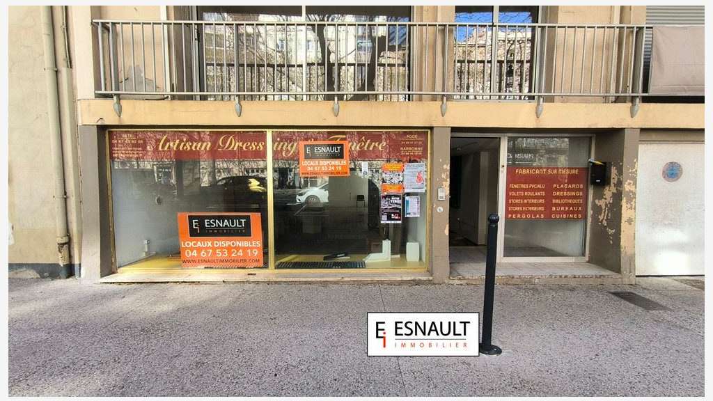 Local pro/com à louer 100m² quartier gare Sète