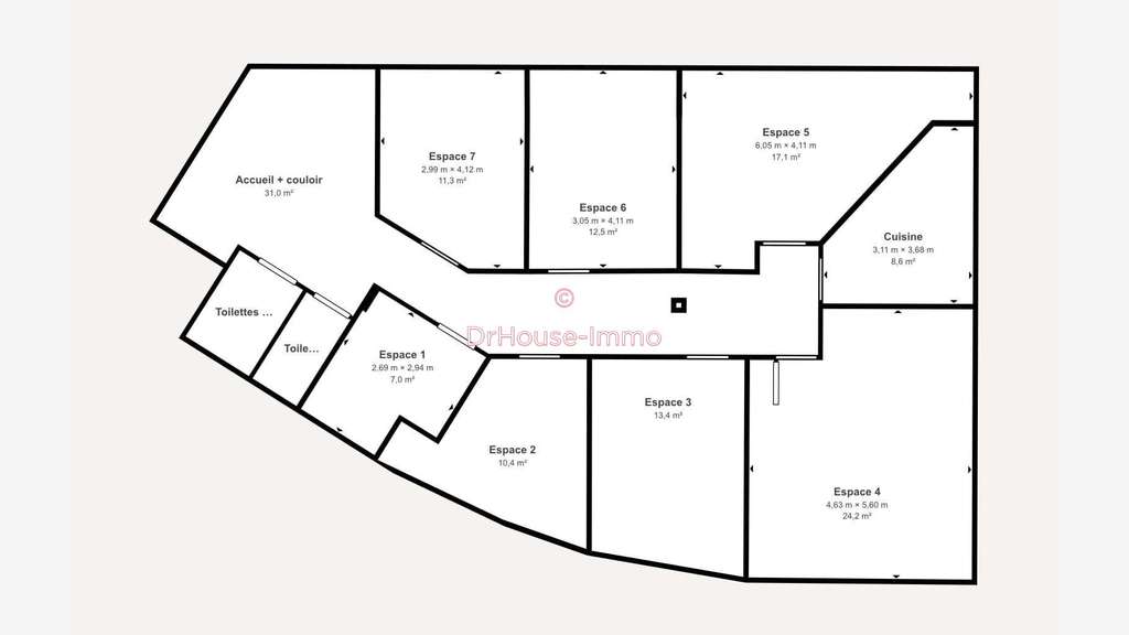 Locaux 150m² à louer empl N°1 Sigean ZI du Peyrou