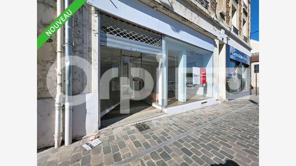 Local commercial 90m² à louer à Soissons centre