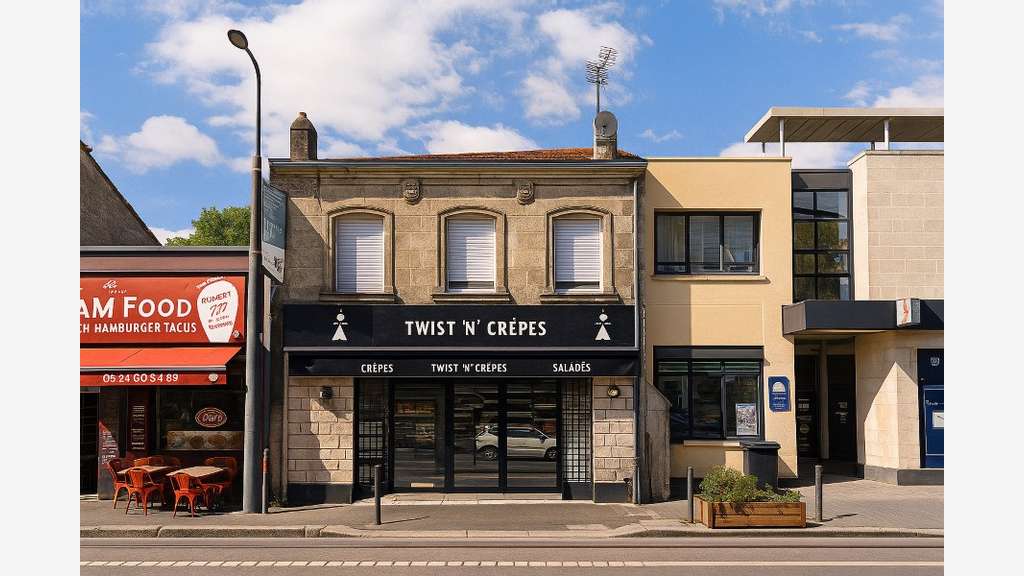 Local commercial 150m² à louer à Talence centre