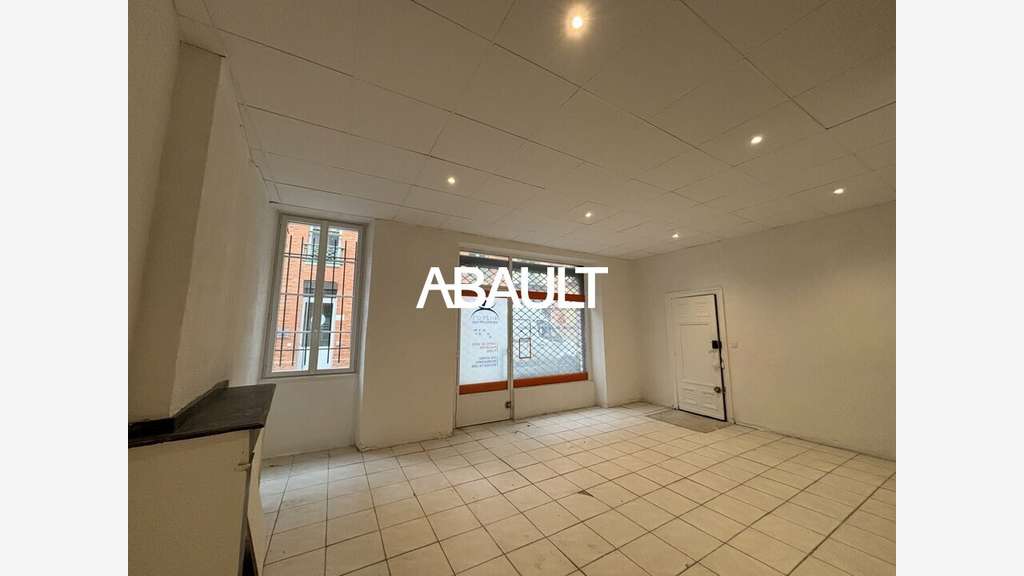 A louer local avec vitrine 40m² à Toulouse centre