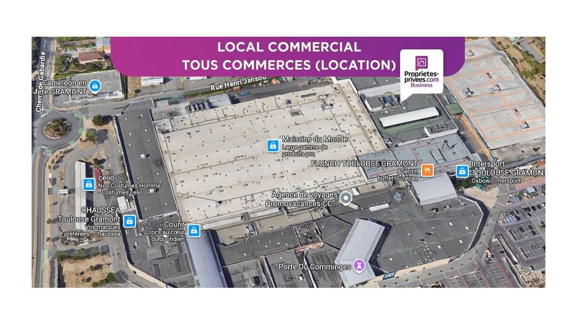 TOULOUSE - Local Commercial de 285 m², Gramont / 