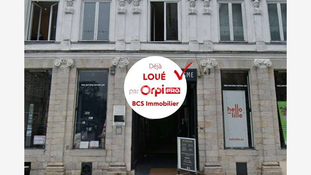 A louer local commercial 82m² à Tourcoing (59200)