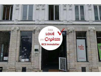 A louer local commercial 82m² à Tourcoing (59200)