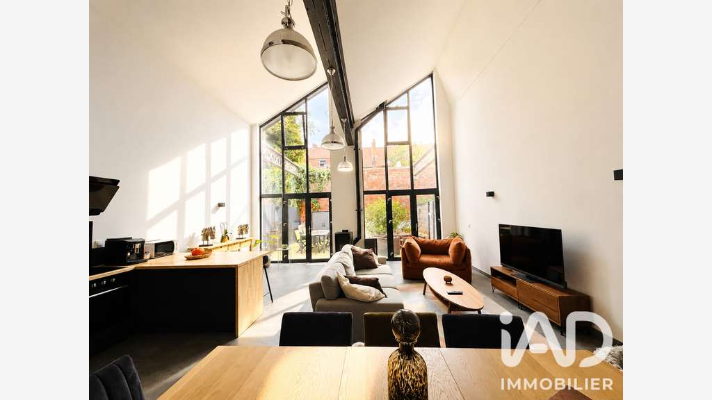 A louer Loft de 147m² à Tourcoing Blanche Porte