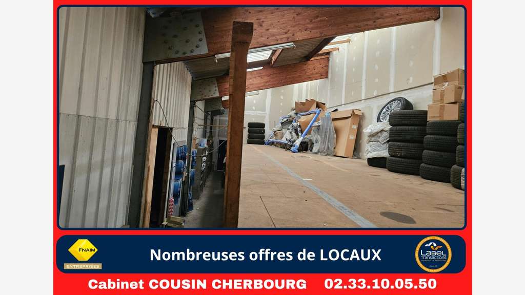 A louer local commercial 1250m² à Tourlaville