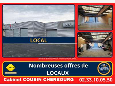 A louer local commercial 1250m² à Tourlaville