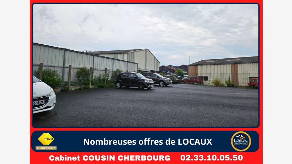 A louer local commercial 1250m² à Tourlaville