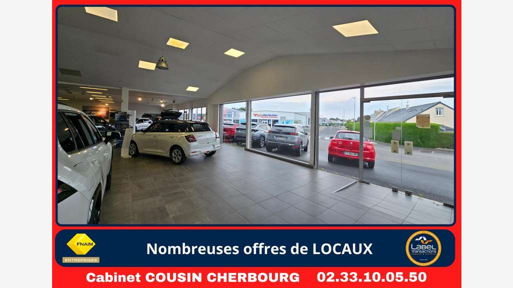 A louer local commercial 1250m² à Tourlaville