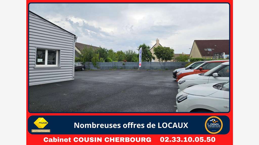 A louer local commercial 1250m² à Tourlaville
