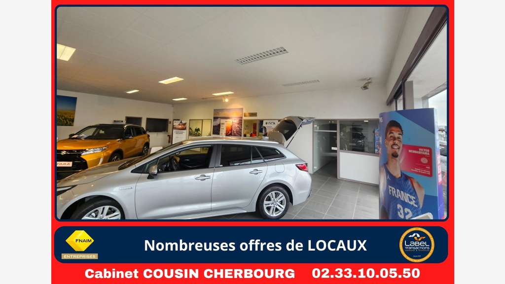 A louer local commercial 1250m² à Tourlaville
