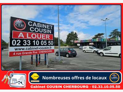 A louer local 450m² excellente visi. à Tourlaville