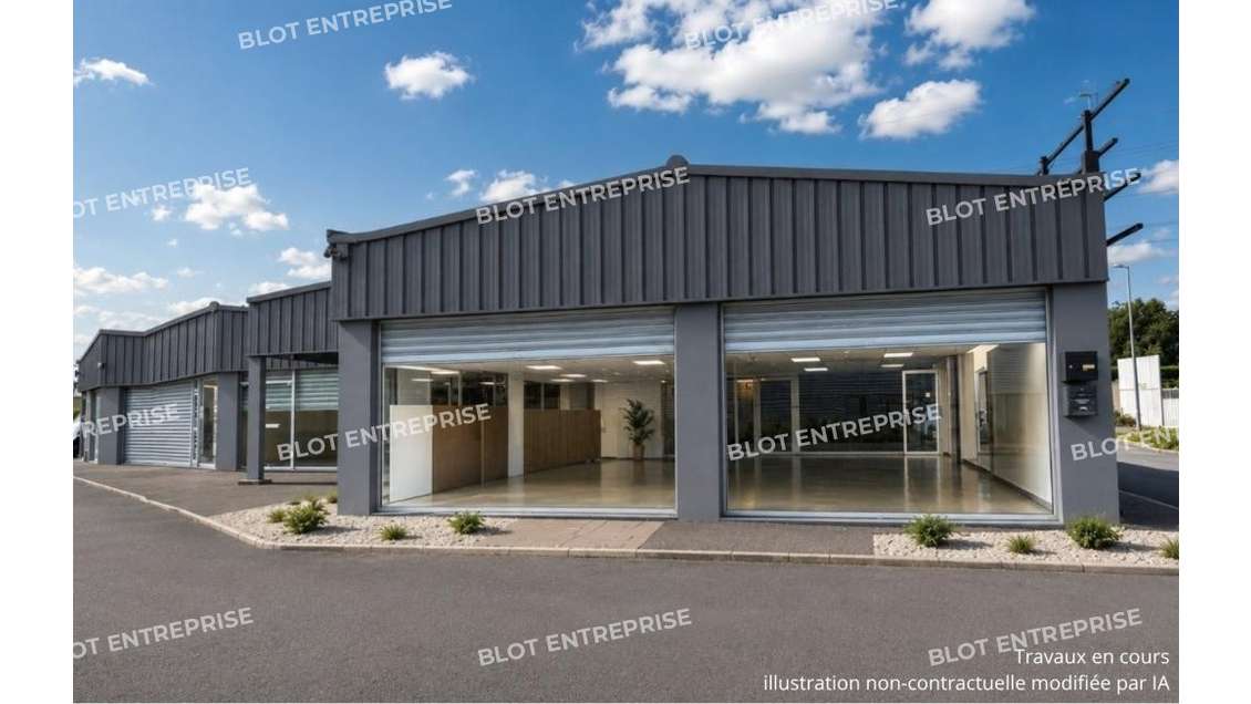 A louer local commercial de 250m² à Trégueux