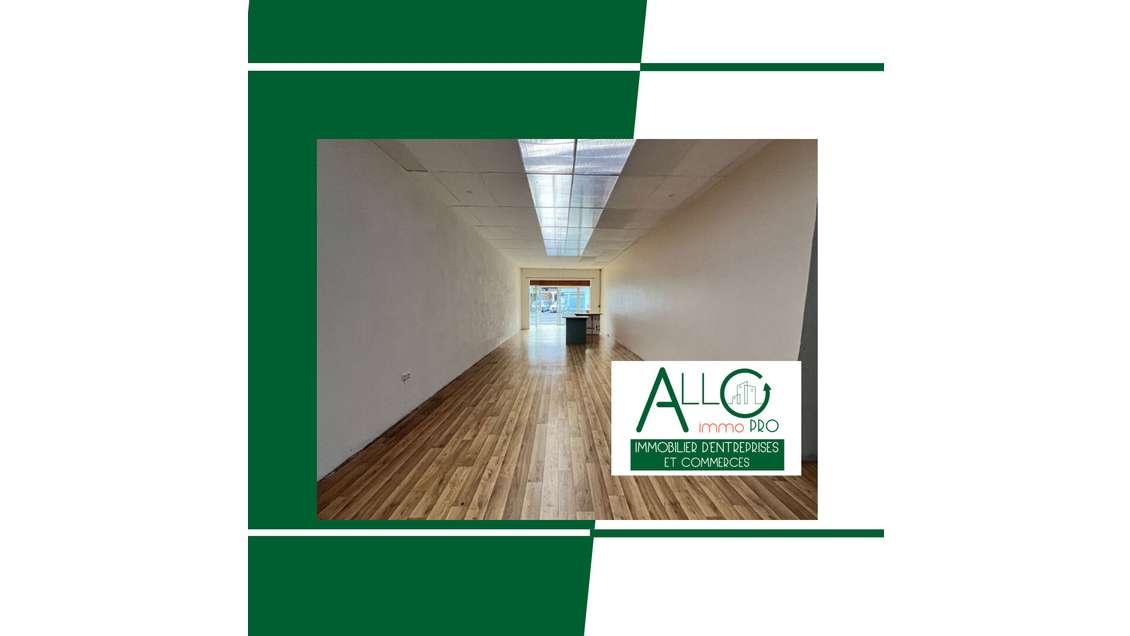 A louer local commercial 117m² Urrugne axe passant