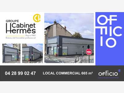 Location local commercial 665m² Valence empl N°1
