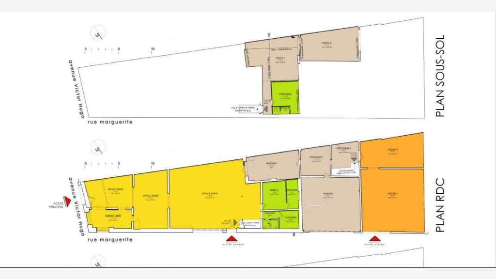 Location local commercial 665m² Valence empl N°1