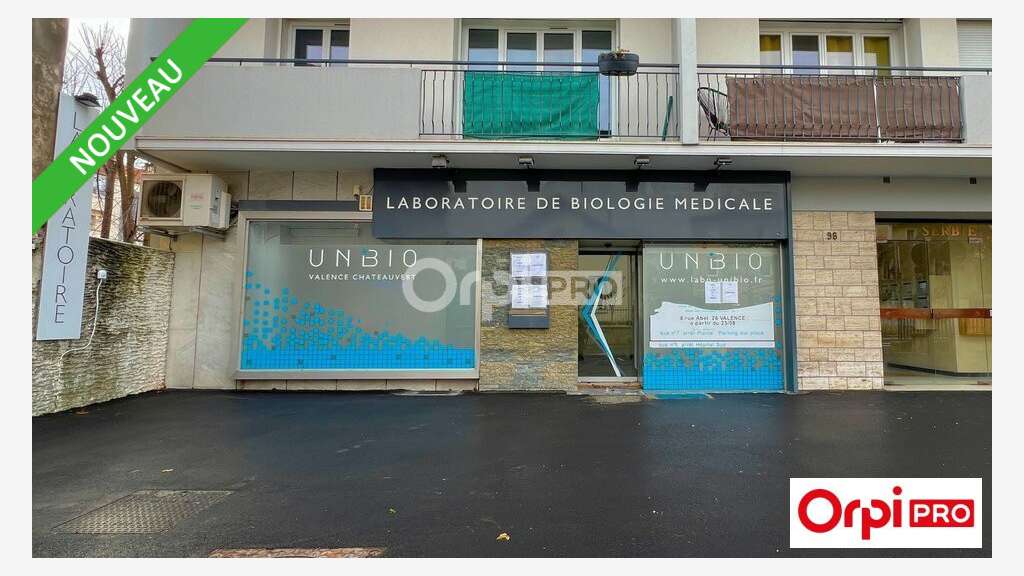 Local commercial 120m² à louer Valence Châteauvert