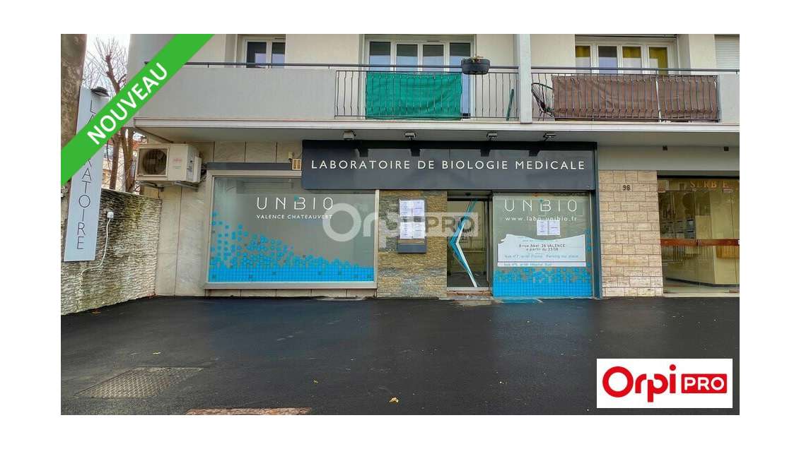Local commercial 120m² à louer Valence Châteauvert