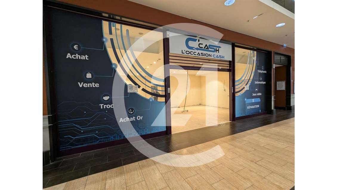 A louer local 85m² galerie Auchan Valence Sud