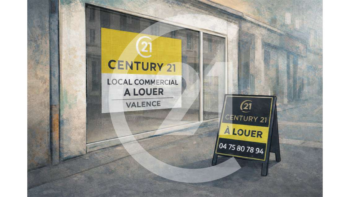 Local 45m² à louer quartier recherché à Valence 
