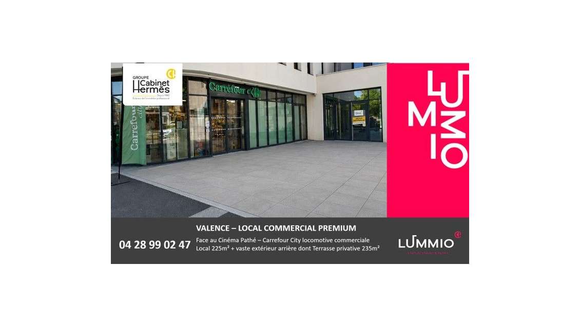 A louer local empl N°1 Valence Latour Maubourg