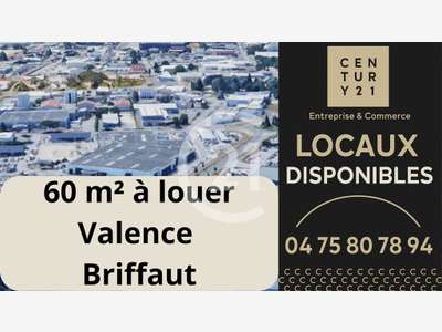 Local d'activité 60m² zone Briffaut à Valence