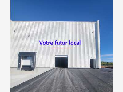 A louer local professionnel 1055m² à Valergues