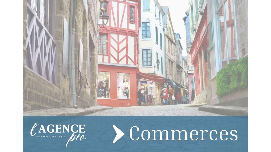 Local exceptionnel 60m² à louer aucentre de Vannes