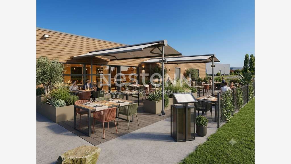 A louer local commercial 250m² Vannes Zone Com.