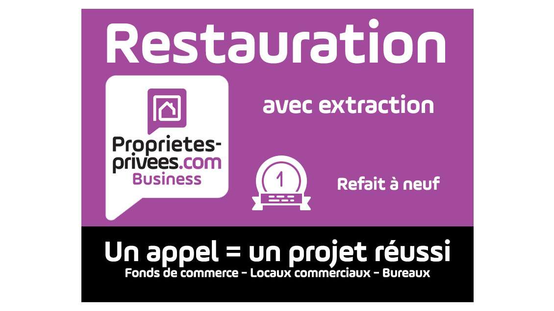 A louer local restaurant 233m² secteur Voisins