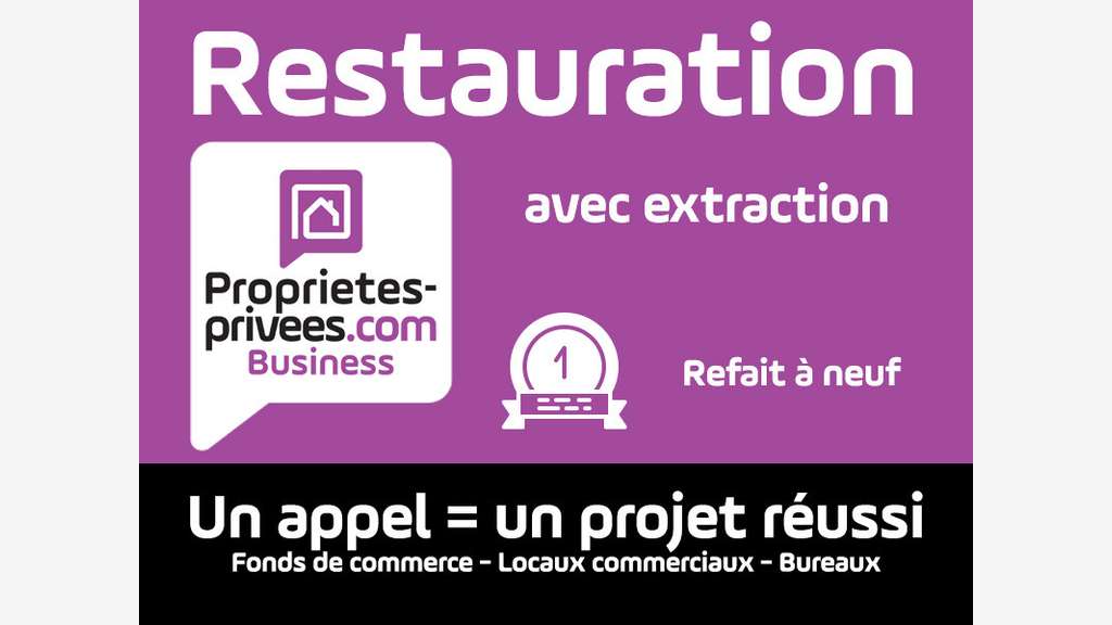 A louer local restaurant 233m² secteur Voisins