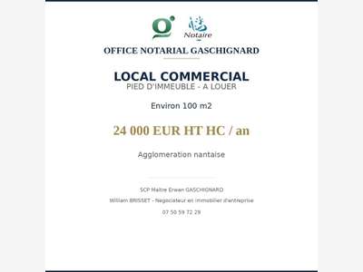A LOUER - local commercial en centre bourg