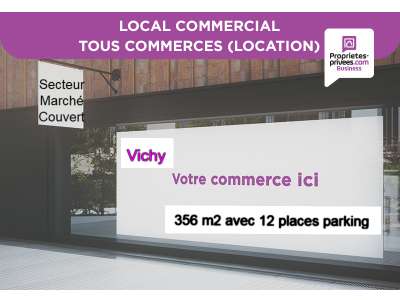 Location Locaux commerciaux - Boutiques à Vichy