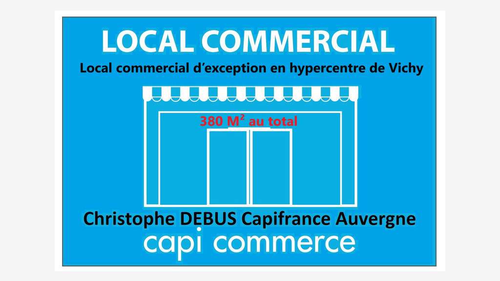 A louer local d'exception 380m² hypercentre Vichy