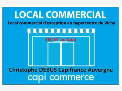 A louer local d'exception 380m² hypercentre Vichy