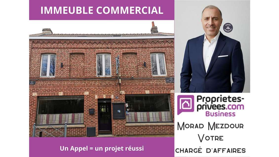 LEZENNES - IMMEUBLE COMMERCIAL 115 M²