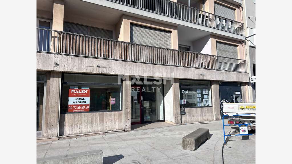 A louer local commercial de 194m² à Villeurbanne