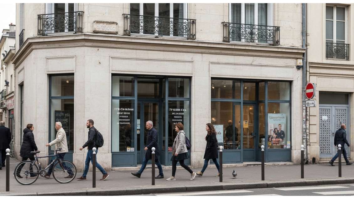 A louer local commercial 106m² Villeurbanne Zola