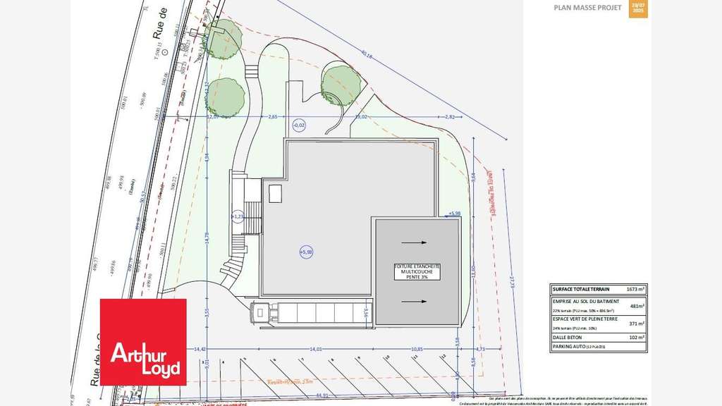 A louer bâtiment indépendant 640m² à Villiers