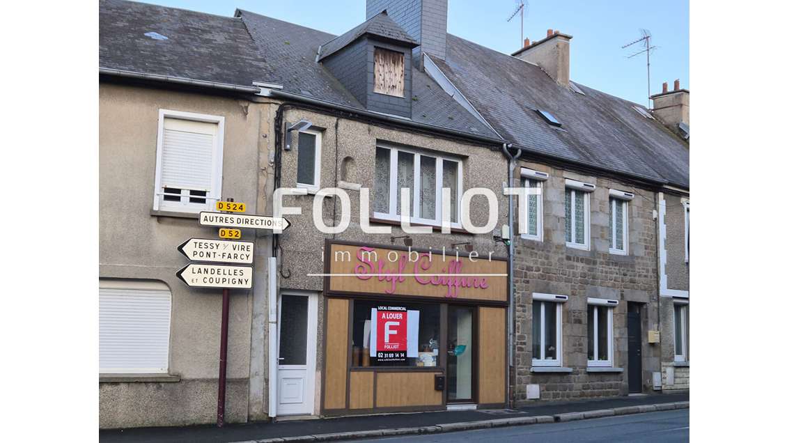 A louer local commercial 73m² axe principal Viré