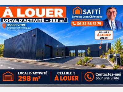 Cellule d'activité à louer 298 m2